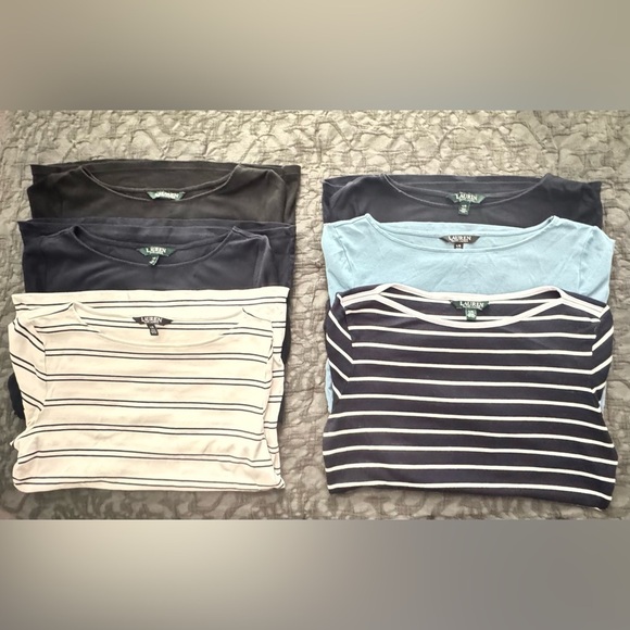 💫4 Pack Bundle | LAUREN RALPH LAUREN
Pre-Loved | LG Semi Half Sleeve Tops 👚 - Picture 1 of 11